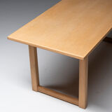Coffee table in soap treated oak, carl malmsten, 1960's, sweden