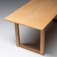 Coffee table in soap treated oak, carl malmsten, 1960's, sweden