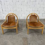 Pair of Baumann armchairs model Argos