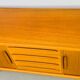 Danish Teak Sideboard with Tambour Doors from CFC Silkeborg, 1970s