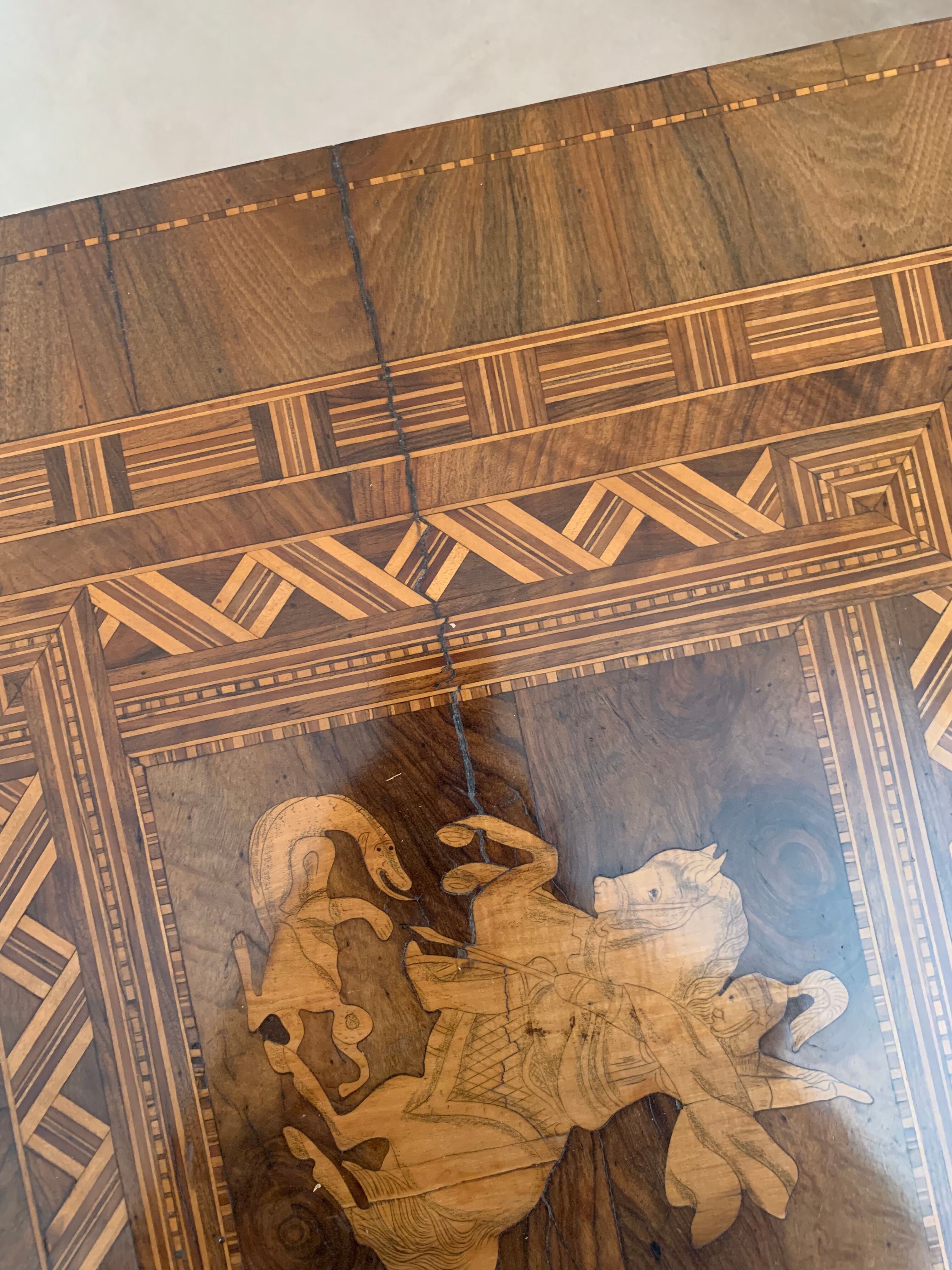 Marquetry table