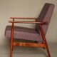 Wood armchair living Room chair oryginal design by H.Lis  renovated armchair longue chair Mid century modern design wooden armchair for salon