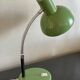 Large vintage desk lamp in articulated pistachio aluminum