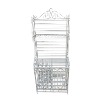 Wrought iron shelf