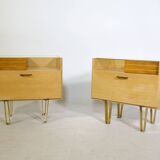 Tables de chevet, années 50-60