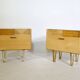 Bedside tables, 1950s-60s