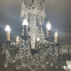 Glass style chandelier