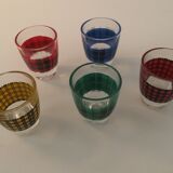 6 digestive glasses from the 50s