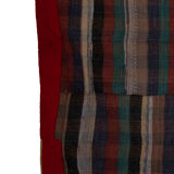 Vintage striped turkish kilim rug 185 x 393 cm