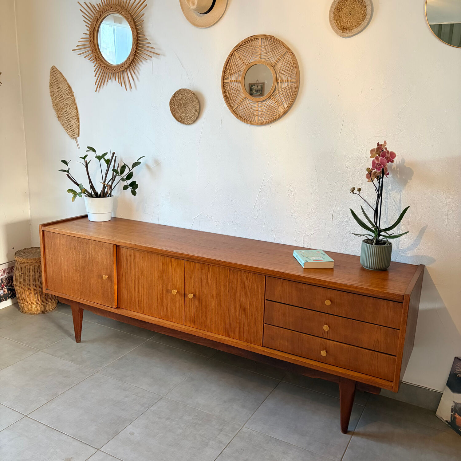 Scandinavian teak sideboard