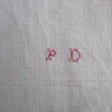 10 large antique damask napkins