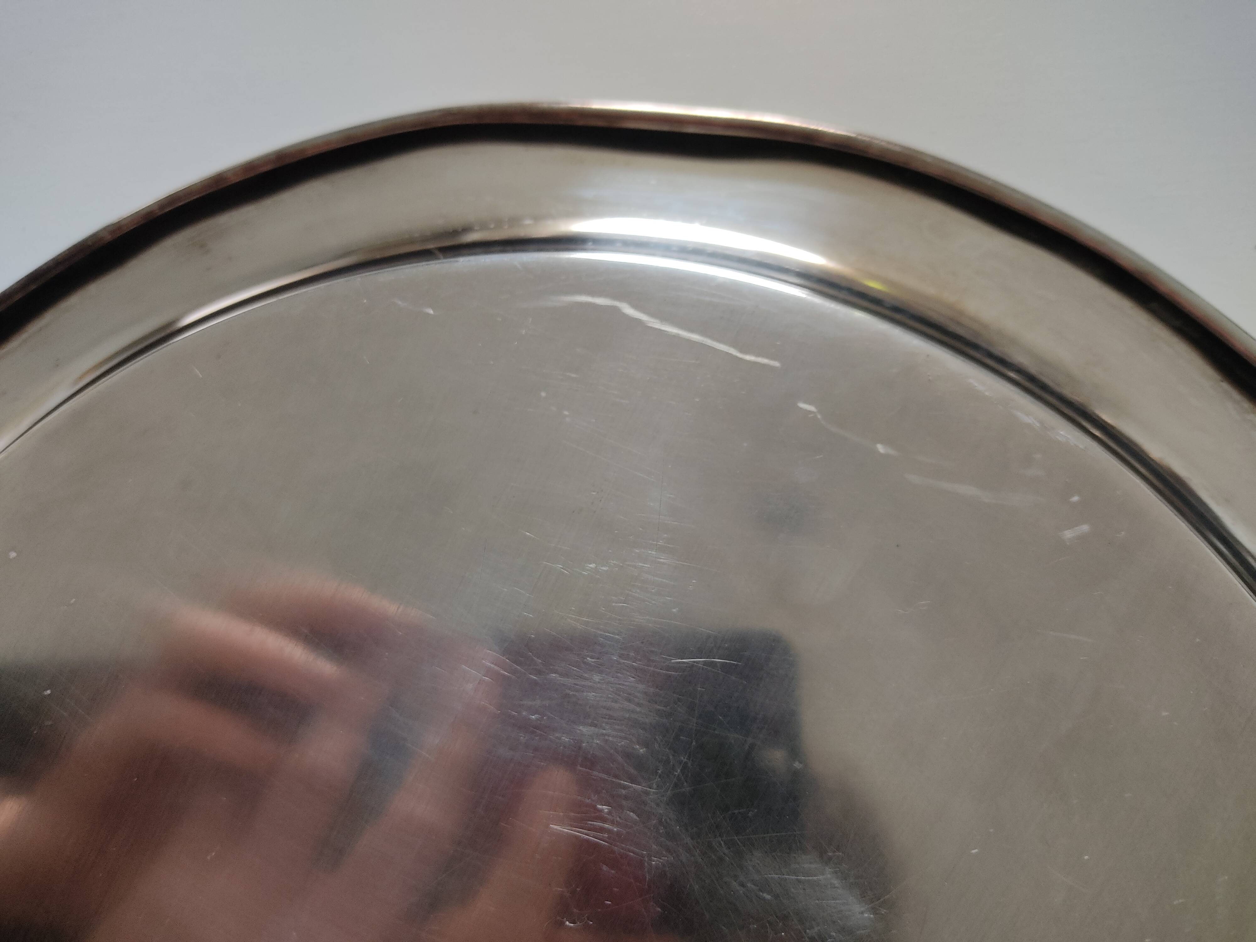 Plateau Métal argenté Oneida USA