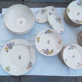 44-piece vintage Limoges porcelain service from 1970