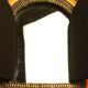 Mirror opening Berber metal, wood, bone and leather, circa 1980