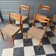 Série de 6 chaises style scandinave