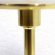 Brass and opaline glass table lamp 1980