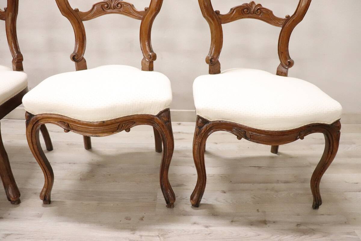 19th Century Walnut Dining Chairs