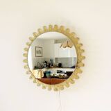 Backlit resin mirror by Hillebrand 1970