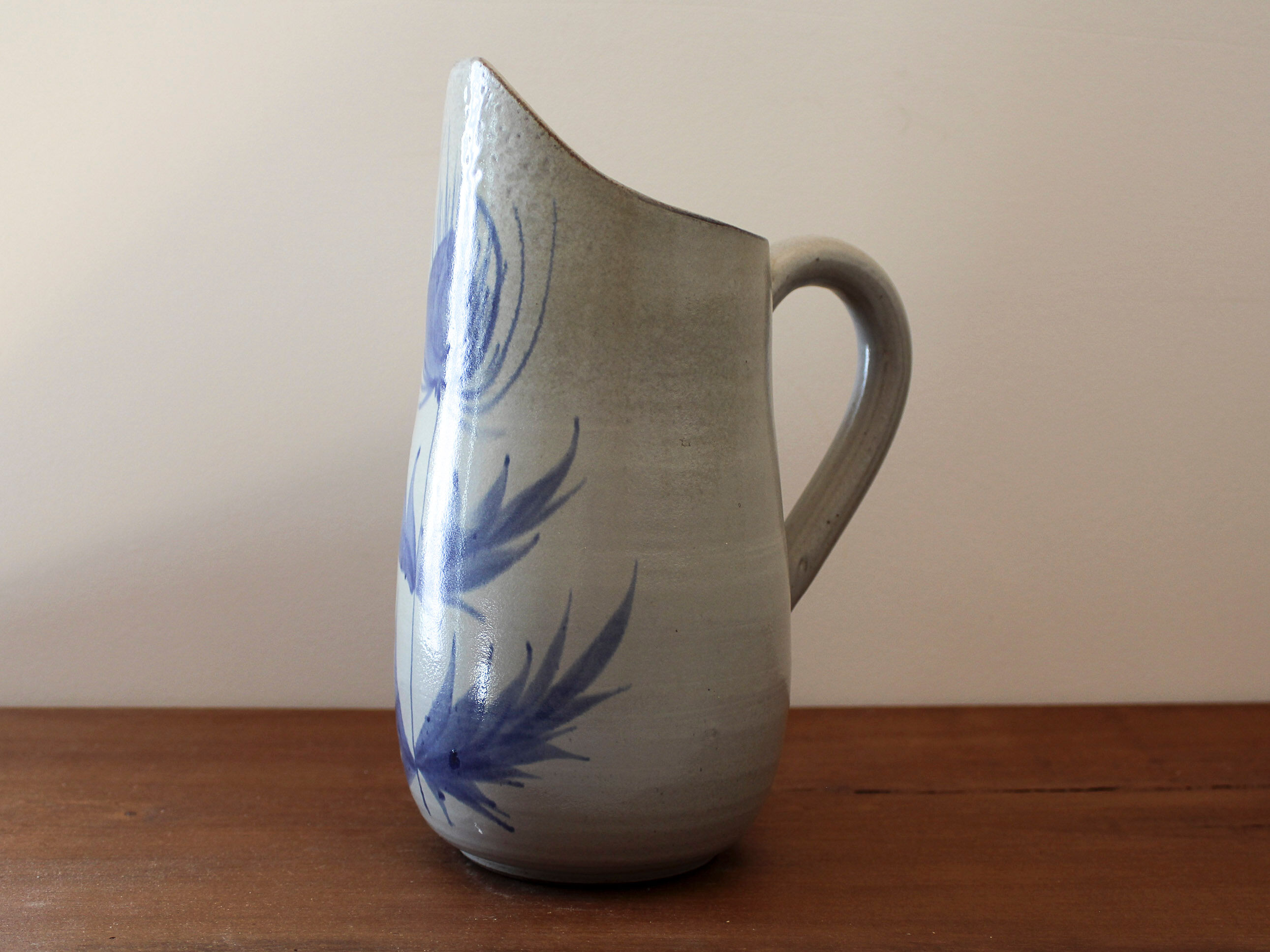 Sandstone pitcher Edmond Guizol Vallauris