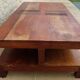 Table basse en bois massif de marque Bois et Chiffons  à 4 compartiments- Excellent état