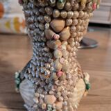 Vase decorated with shells 1940s