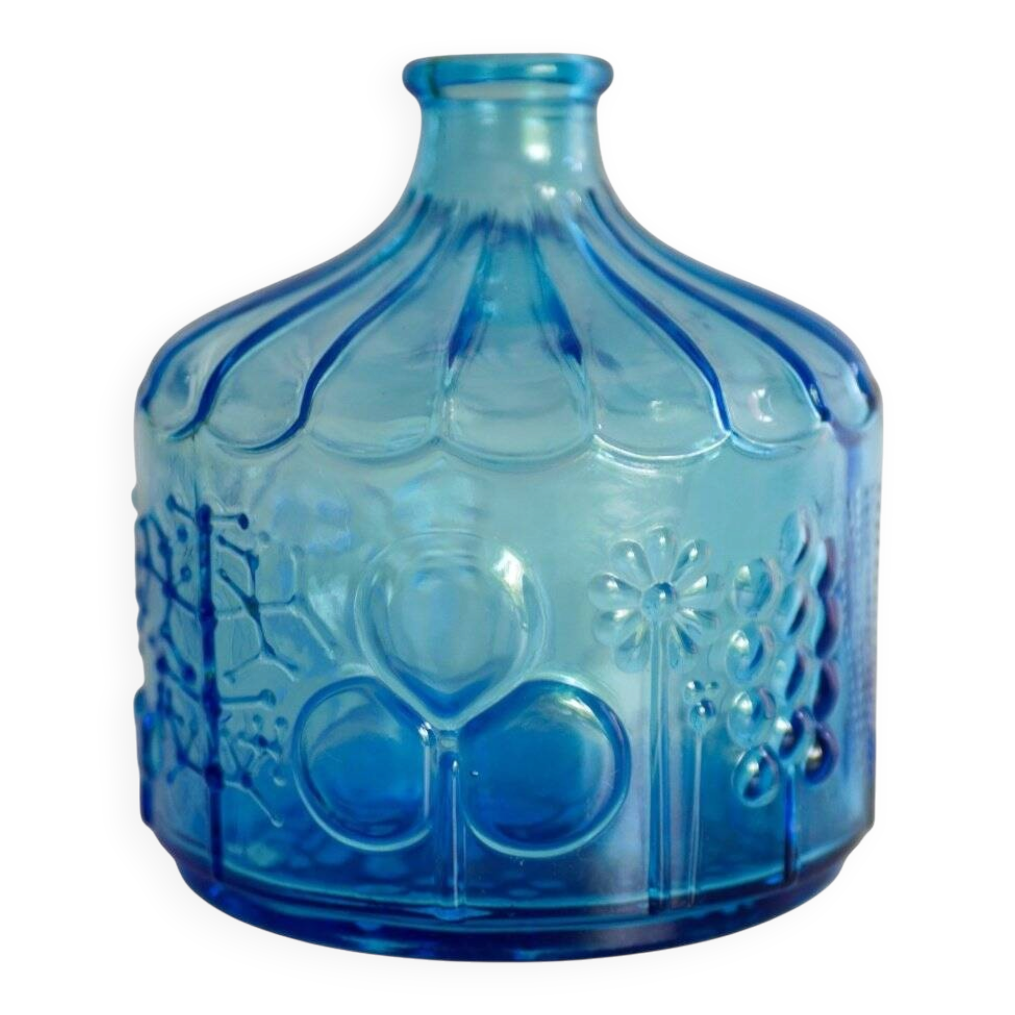 Finnish art glass Flora vase by Toikka for Nuutajärvi