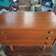 Commode années 60 pieds compas