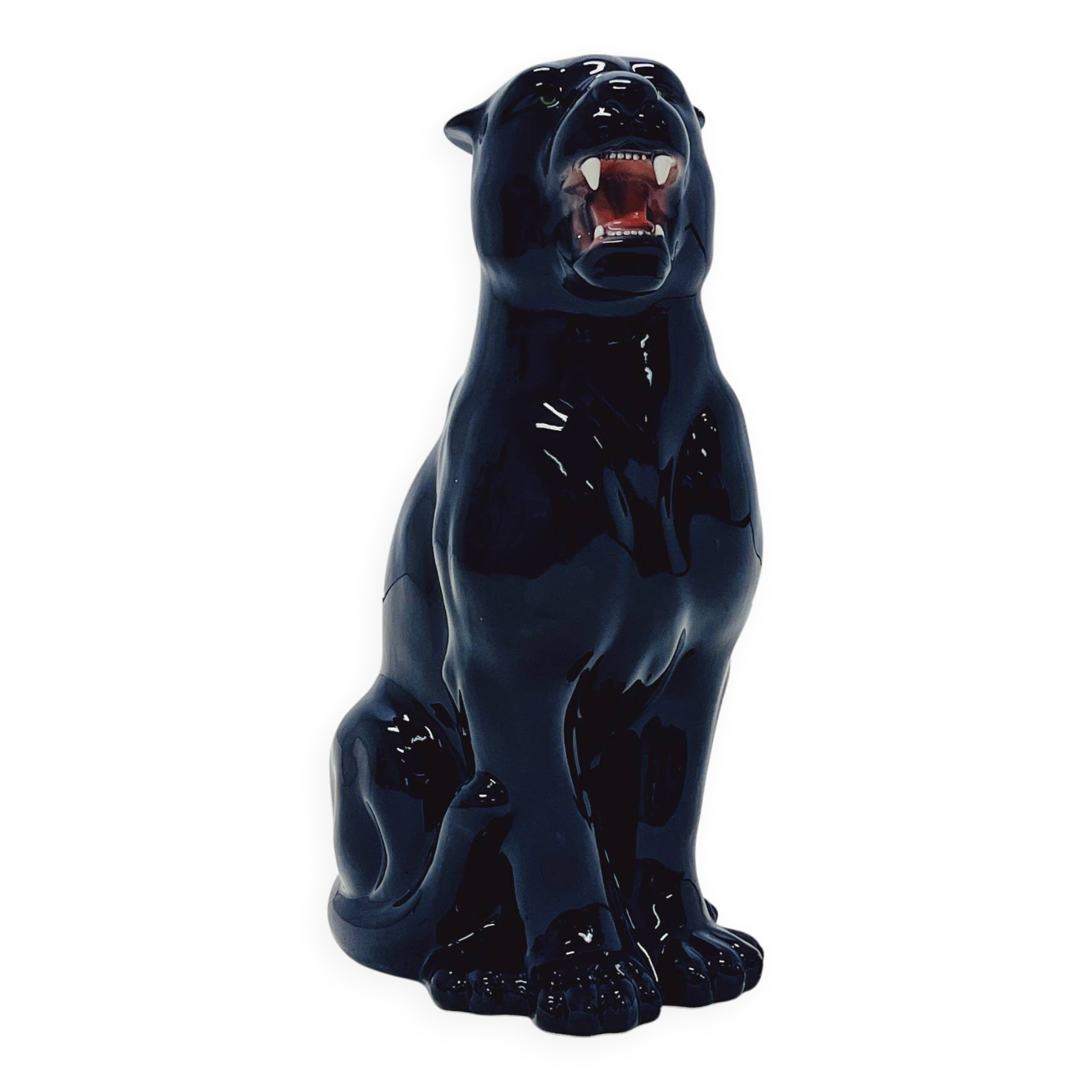 Black panther ceramic