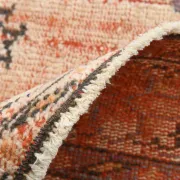 Terracotta & Red Vintage Persian Rug, Turkish Handmade Wool Rustic Carpet