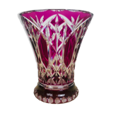 Crystal vase of Saint Louis red