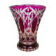Crystal vase of Saint Louis red