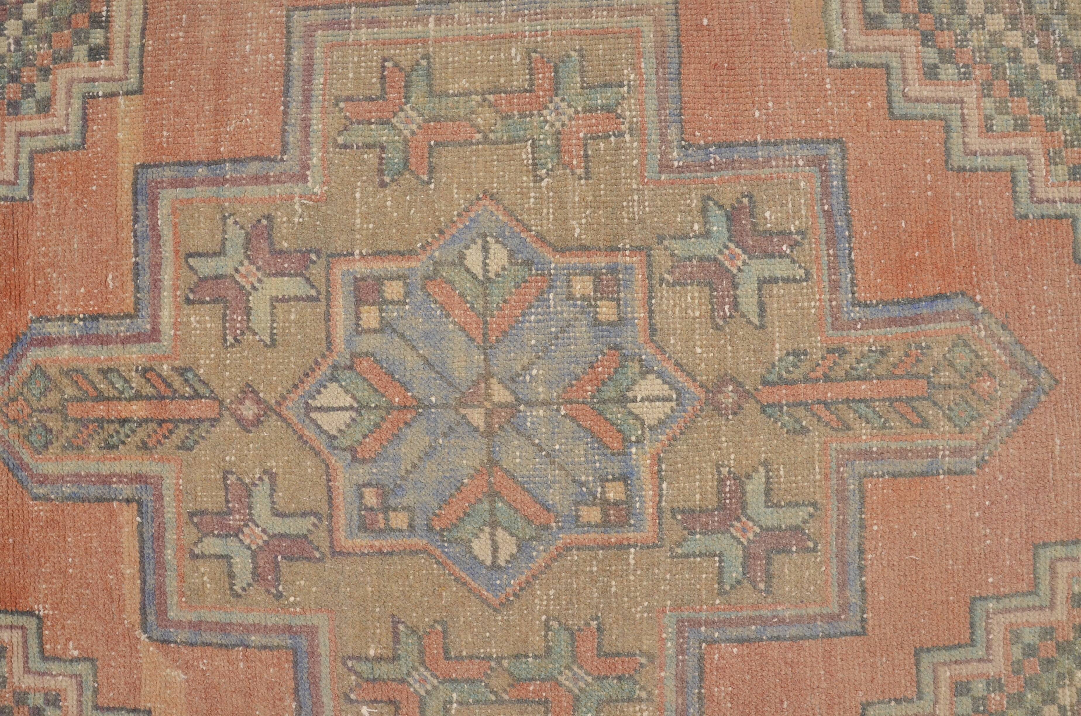 Vintage Handmade Floral Rug sku 2405