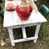 Folding guinguette table