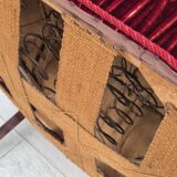 1960s, Danish lounge chair, furniture velour, beech wood legs, original condition.