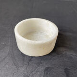 Marble box with inlaid stone