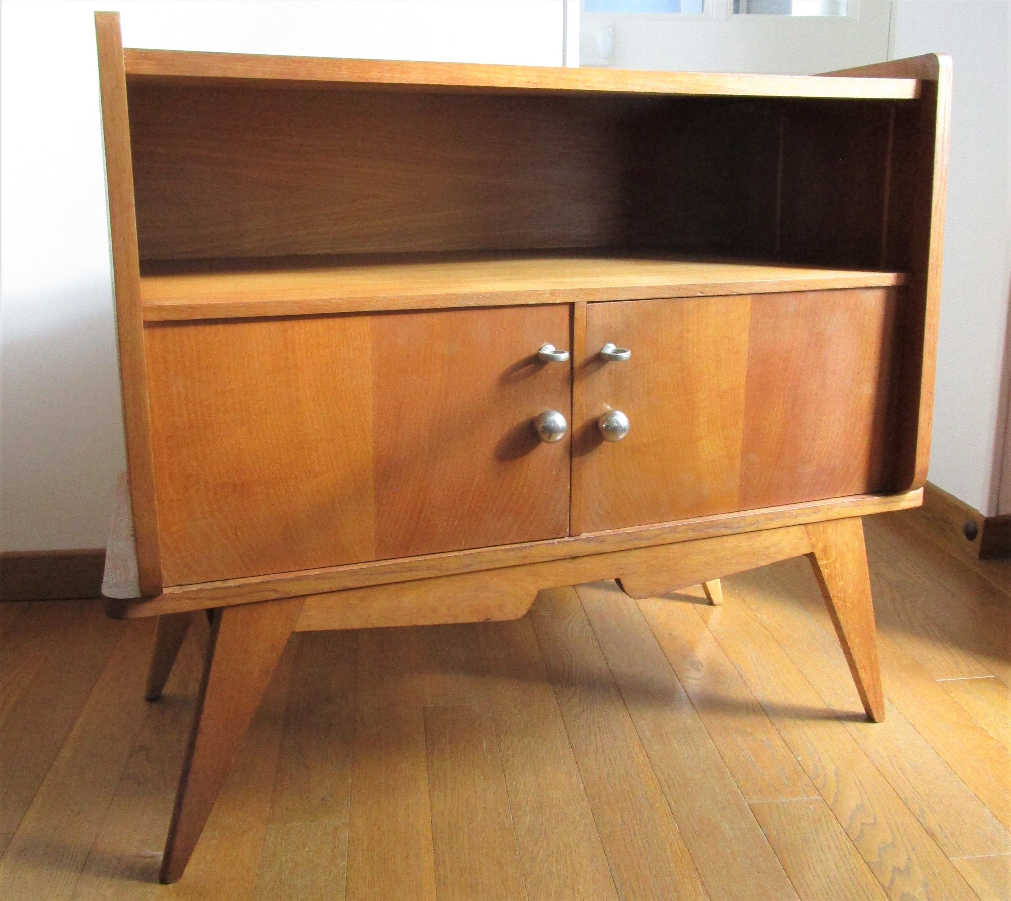 Buffet oak feet compas vintage 60s