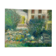 Old painting, landscape, summer garden, 70s/80s