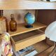 Vintage wooden secretary desk from the 50s