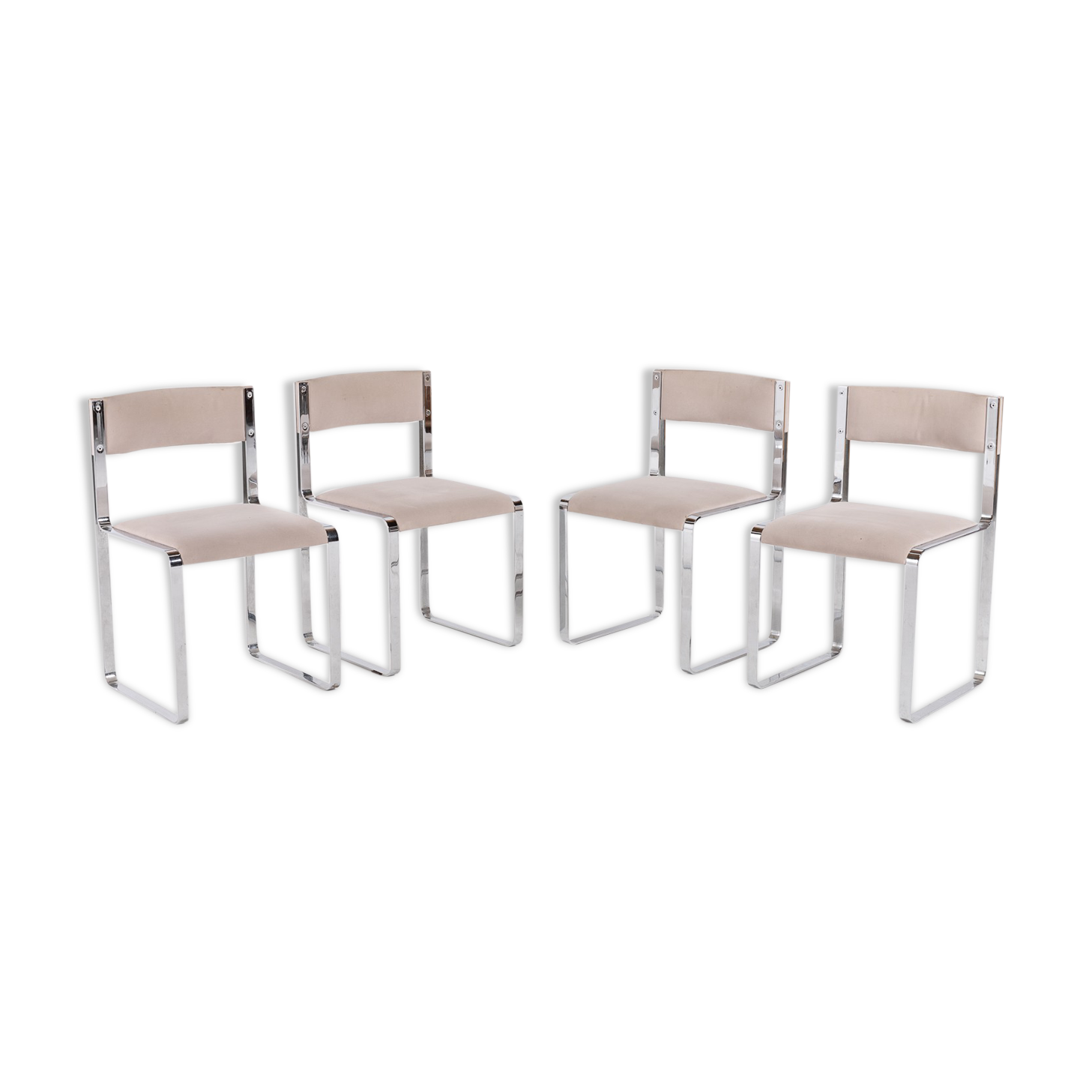 Set of 4 Italian dining chairs 1960