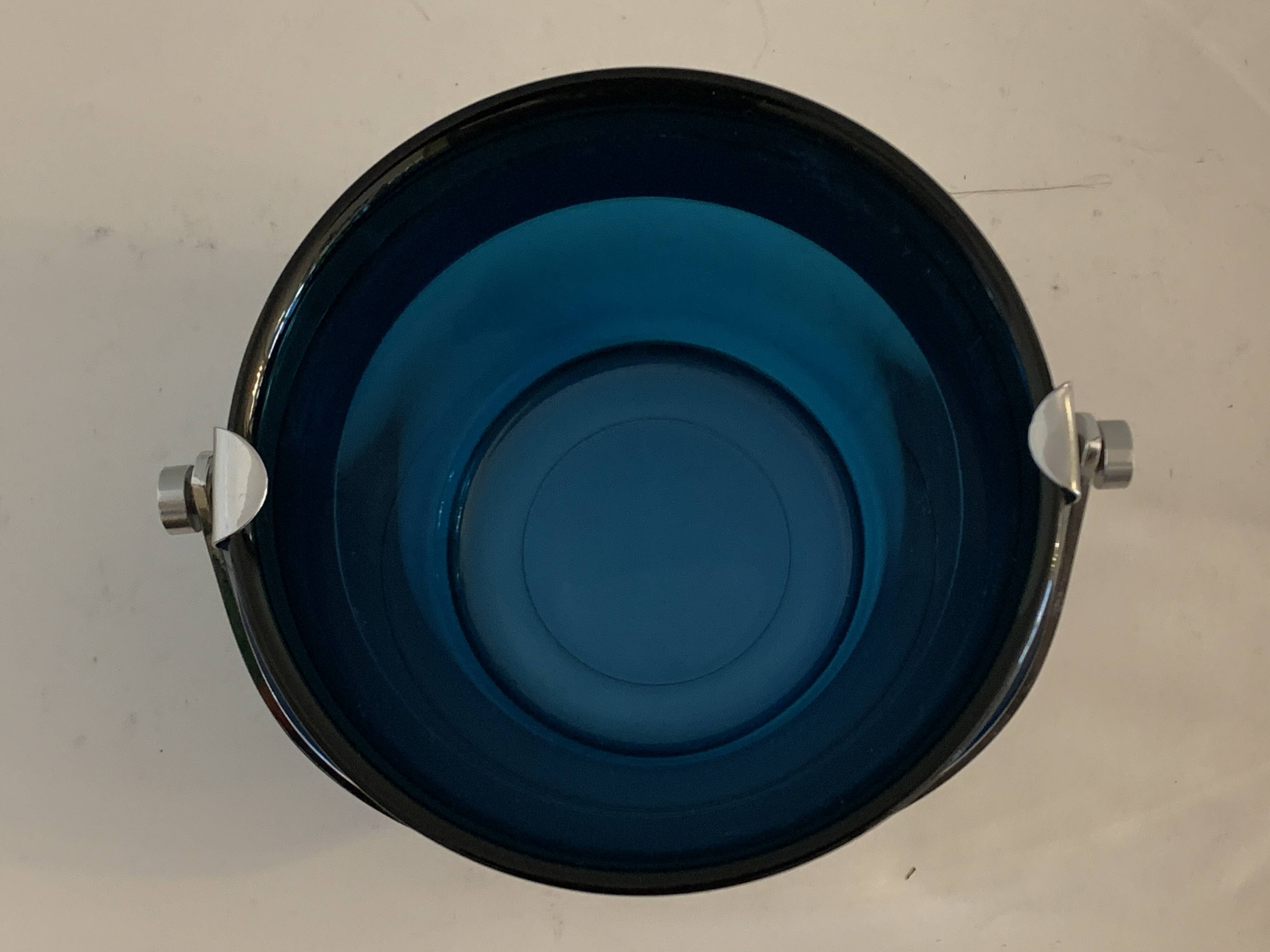 Scandinavian Fuga Orrefors ice bucket by Sven Palmquist, 1950