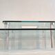 Marais international mtb110 - exceptional coffee table in altuglas & glass