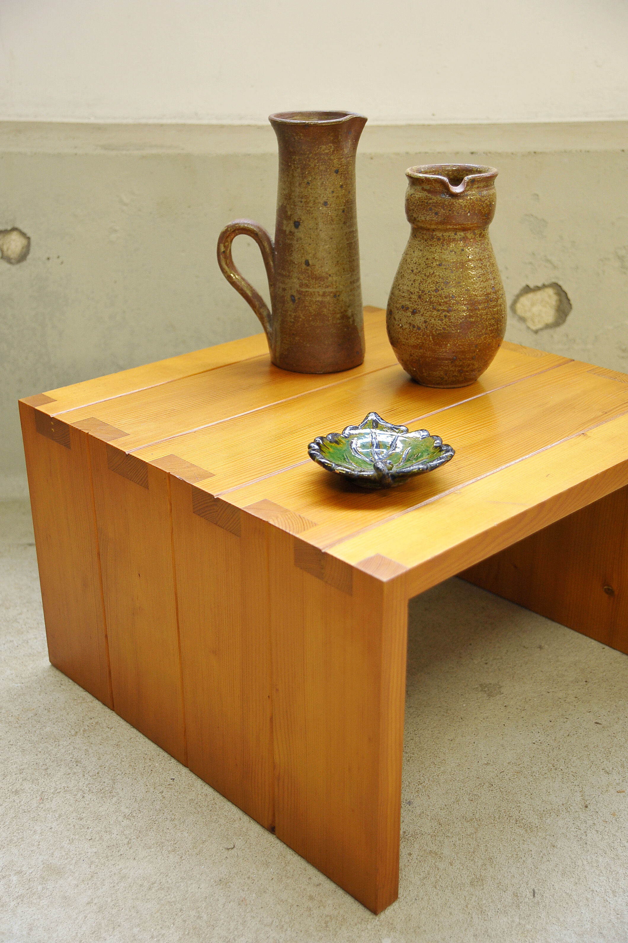 Maison Regain solid pine coffee table 70