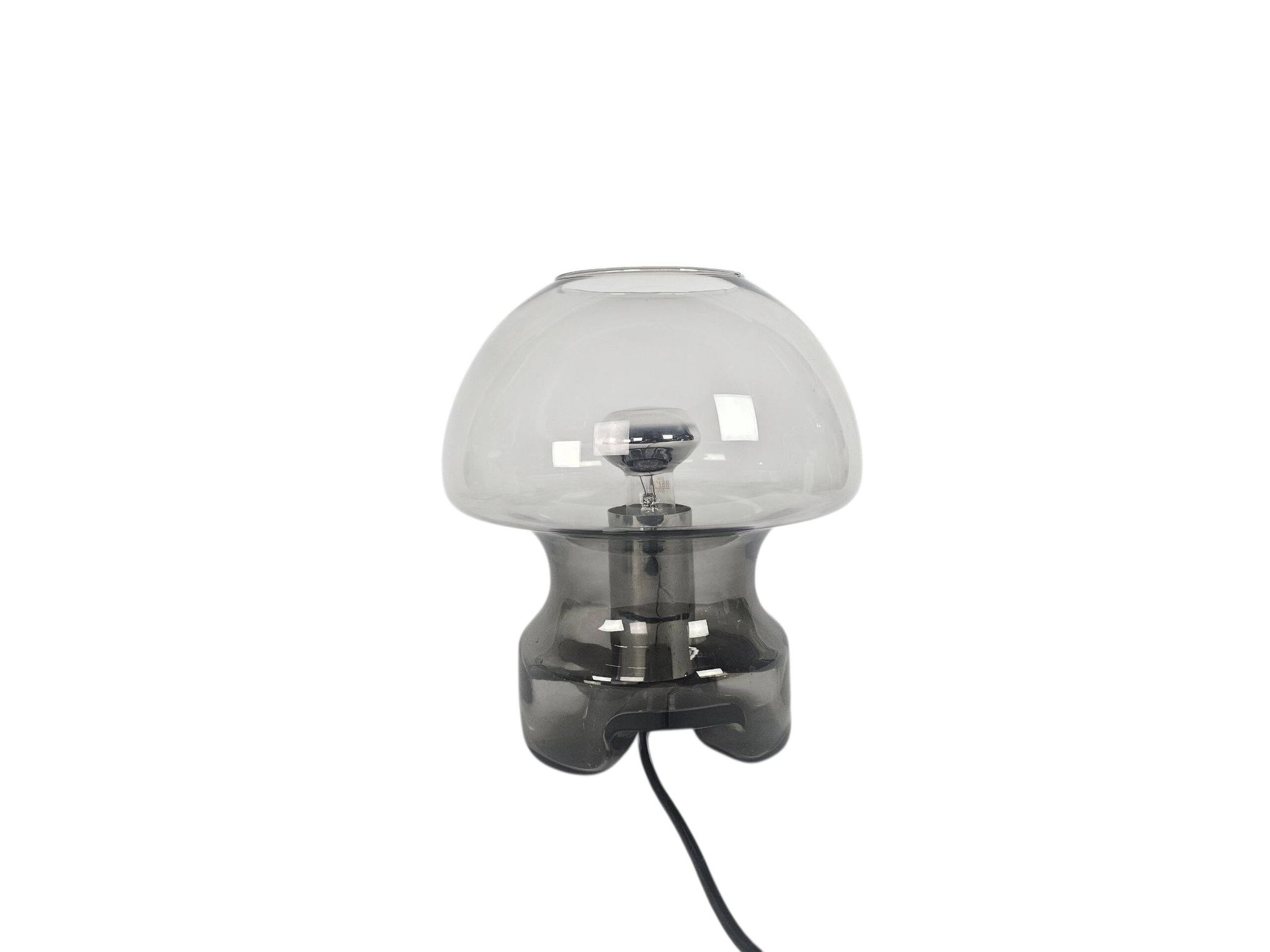 Süssmuth Leuchten - Mushroom Lamp - 'Smoked' glass - Germany - 1970's