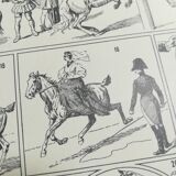 Lithograph on riding from 1928
