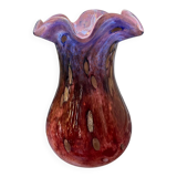 Vase de Murano vintage avec incrustation d’or
