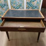 Man hairdresser Louis XVI in mahogany veneer 19th