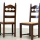 Ensemble de six chaises de salle à manger françaises