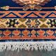Vintage Kamseh Rug 190x137 cm, medium, Tribal oriental Carpet truly Shabby Chic