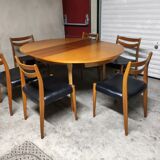 Vintage Scandinavian round table
