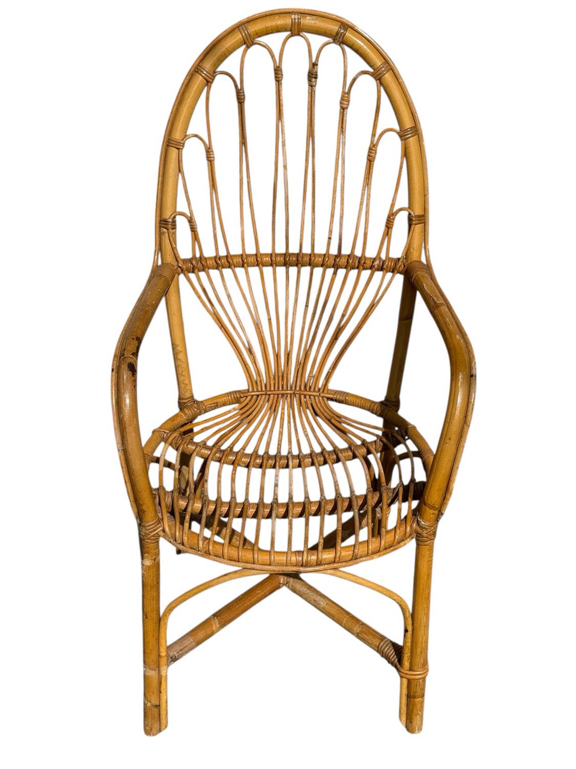 3 Rattan Armchairs from the 70s